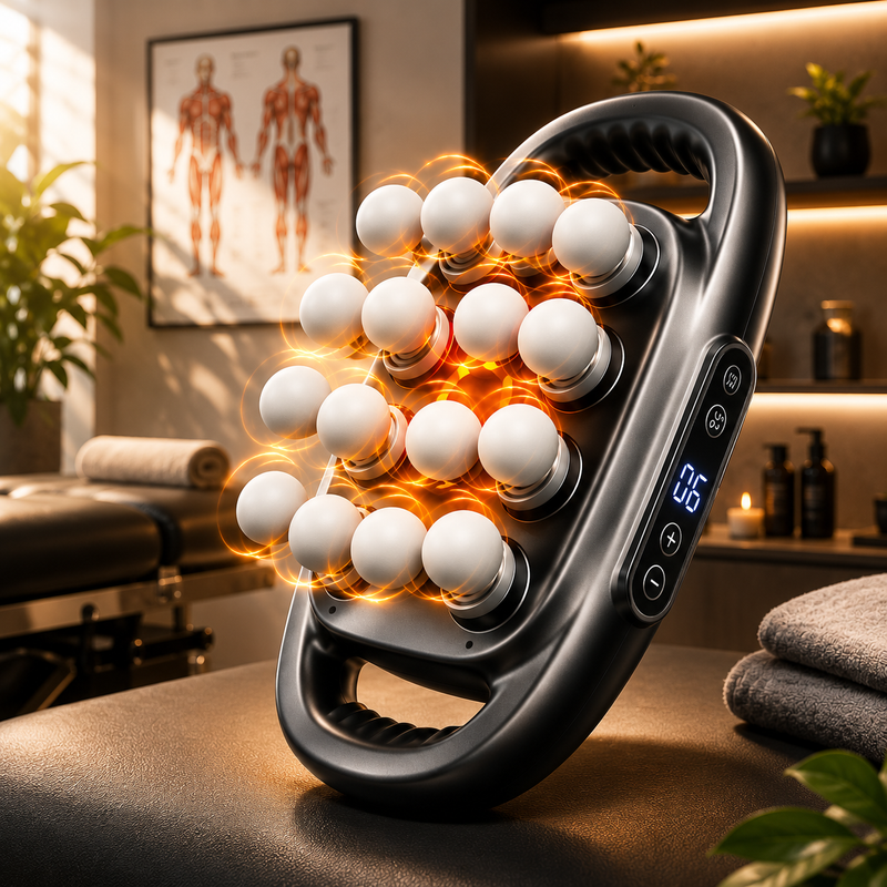 Kúra™ Heated Muscle Massager — 16 Heads for Neck, Back & Legs